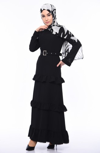 Robe Hijab Noir 1192-07