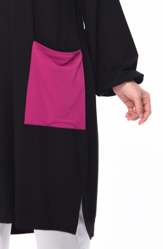 Sports Tunic with Pockets 4440-01 Black 4440-01