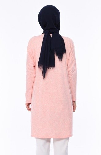 Baskılı Tunik 4560-01 Pembe