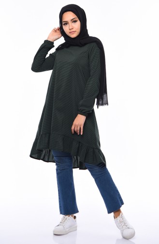 Ruffle Tunic 1200-06 dark Green 1200-06