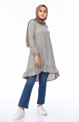 Ruffle Tunic 1200-07 Mink 1200-07