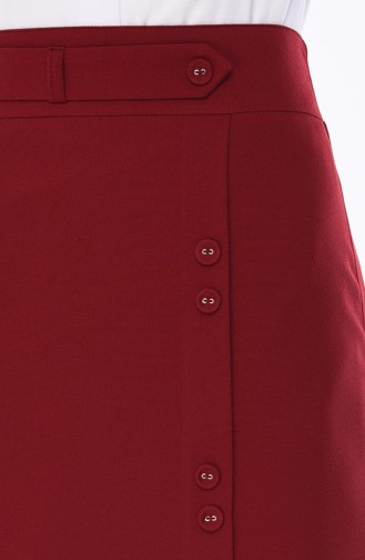 Claret Red Skirt 0414-04