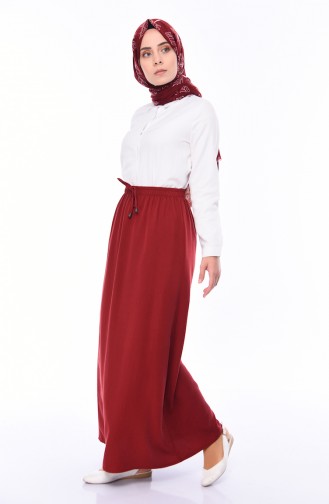 Claret Red Skirt 1125-02