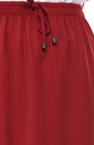 تنورة أحمر كلاريت 1125-02