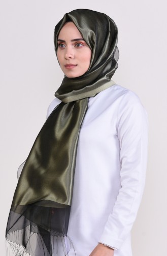 Abendkleid Tüll Schal 13012-53 Grün 13012-53