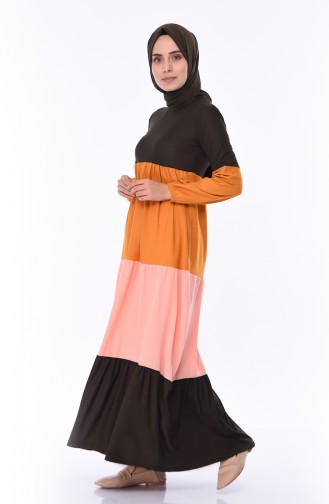 Robe Hijab Khaki 4208-02