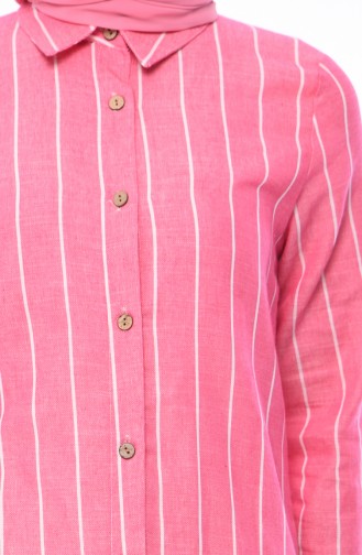 Striped Tunic 5409-06 Pink 5409-06