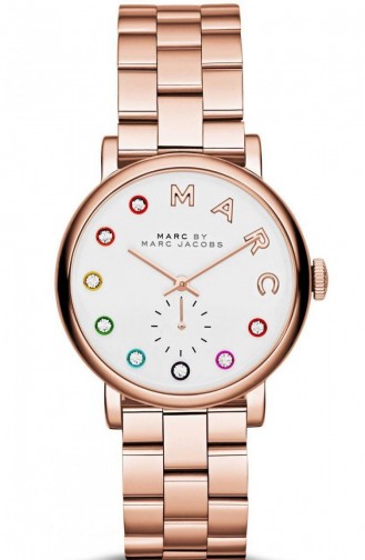 Rose Tan Wrist Watch 3441