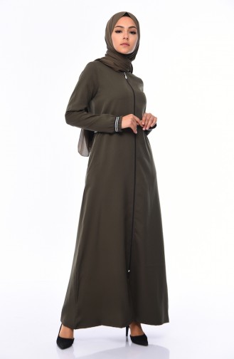 Khaki Abaya 99197-04