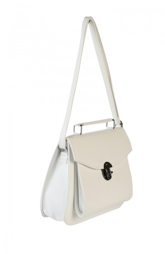 Ladies Cross Shoulder Bag 5005-14 White 5005-14