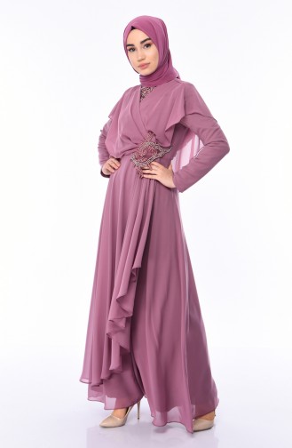 Habillé Hijab Rose Pâle 8008-02