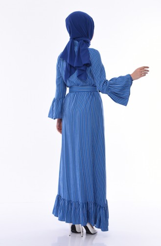 فستان أزرق 81708-02