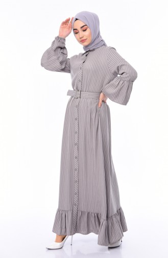 Robe Hijab Gris 81708-04