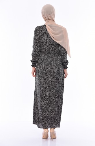 Black Hijab Dress 1085-01