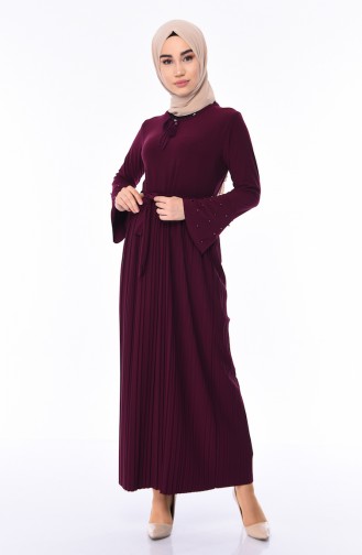 Zwetschge Hijab Kleider 9036-01