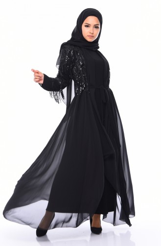 Black Abaya 15005-01