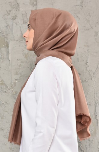 Plain Cotton Shawl 19045-30 Caramel 19045-30