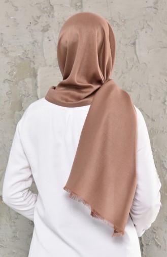 Plain Cotton Shawl 19045-30 Caramel 19045-30