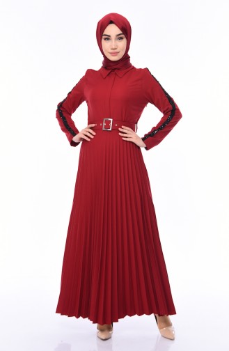 Robe Hijab Bordeaux 81714-06