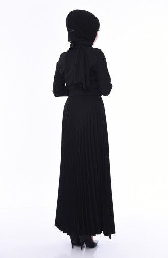 Black Hijab Dress 81714-07