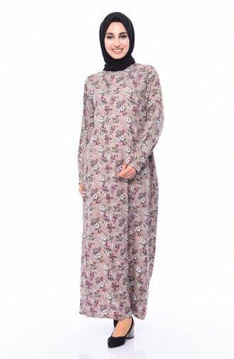 Nerz Hijab Kleider 4000-04