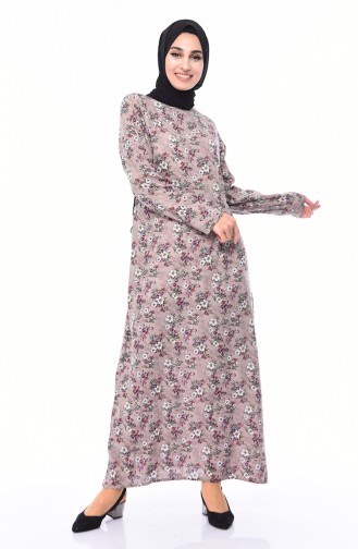 Nerz Hijab Kleider 4000-04