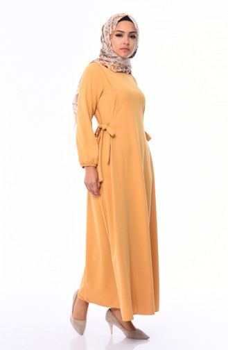 فستان أصفر خردل 5261-03
