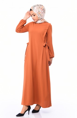 Robe Hijab Couleur brique 5261-05