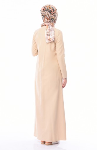 Robe Hijab Beige 3092-07