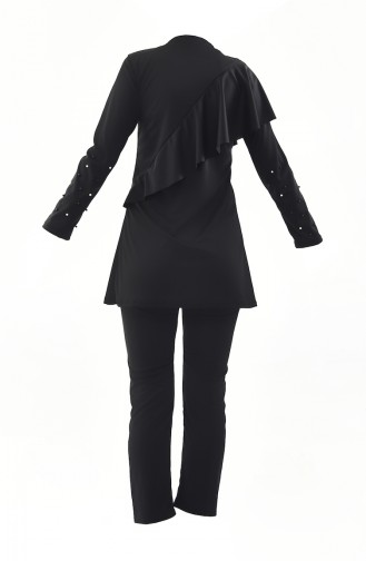 Black Swimsuit Hijab 0342-03