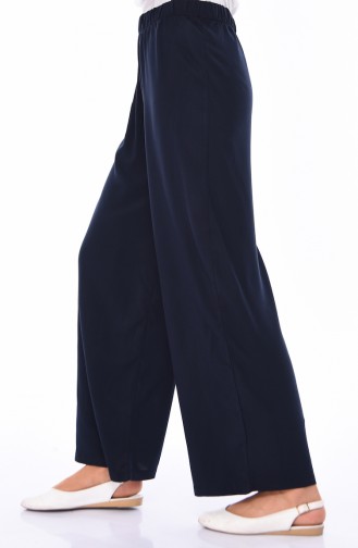 Pantalon Bleu Marine Foncé 25014-04