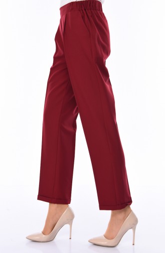 Claret Red Pants 1022A-05
