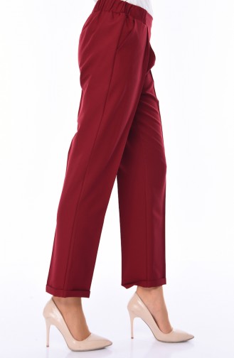 Claret Red Pants 1022A-05