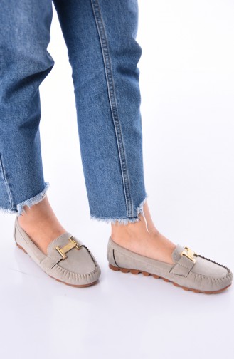 Gray Women`s Flats 2021-01