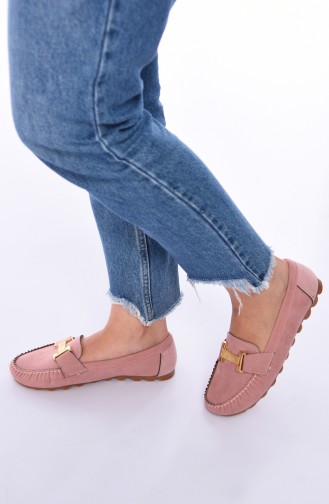 Dame Ballerine mit Spange 2021-04 Puder 2021-04