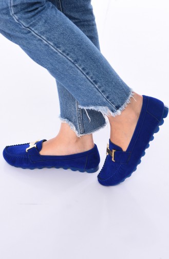 Saxon blue Woman Flat Shoe 2021-10