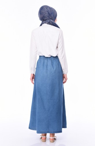 Denim Blue Skirt 2819-03