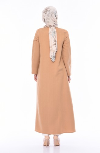 Leinen Abaya 6824-05 Camel 6824-05