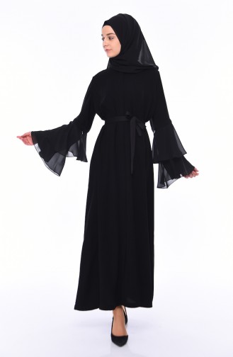 Black Abaya 5555-01