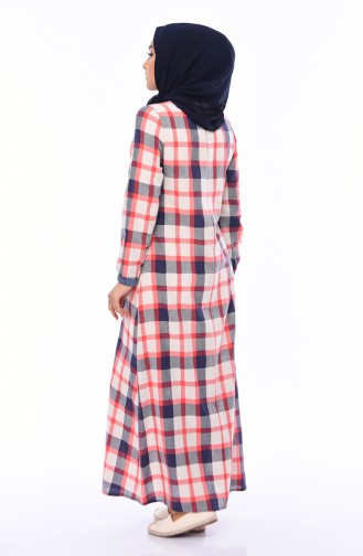 Robe Hijab Bleu Marine 0493-02