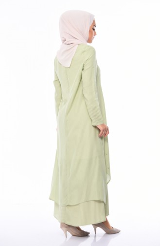 Sea Green Hijab Dress 0505-02