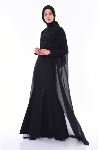 Schwarz Hijab Kleider 0001-01