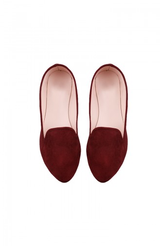Claret red Woman Flat Shoe 0121-08