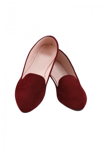 Claret red Woman Flat Shoe 0121-08