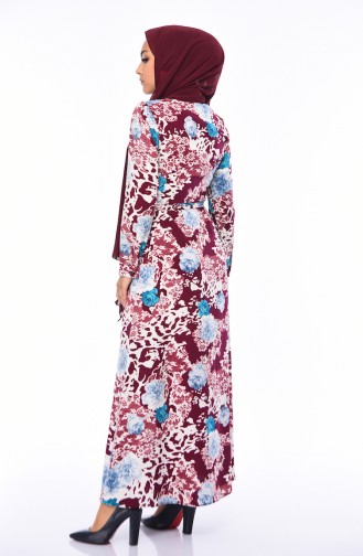 Zwetschge Hijab Kleider 2075-01