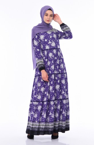 Purple Hijab Dress 8Y3817905-01