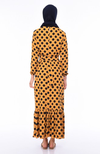 Robe Hijab Moutarde 3010-01