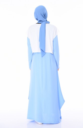 فستان أزرق ثلجي 0362-02