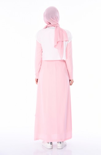 Powder Hijab Dress 0362-01