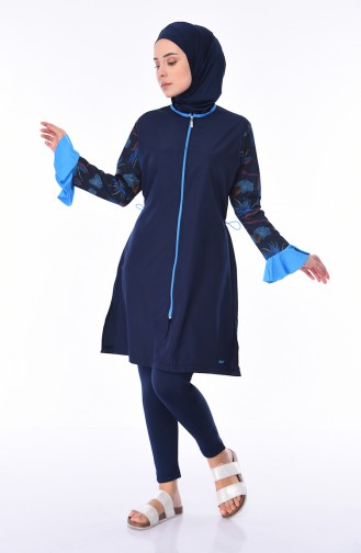 Maillot de Bain Hijab Bleu Marine 270-02